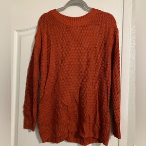 Old Navy Women's Crewneck Sweater in Rust Orange